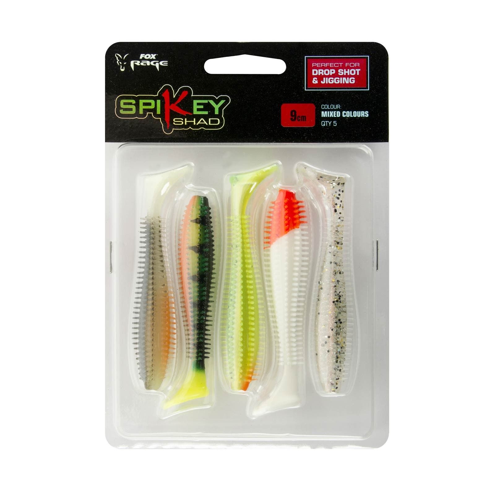 Fox Rage Spikey Shad Mixed Colour Pack