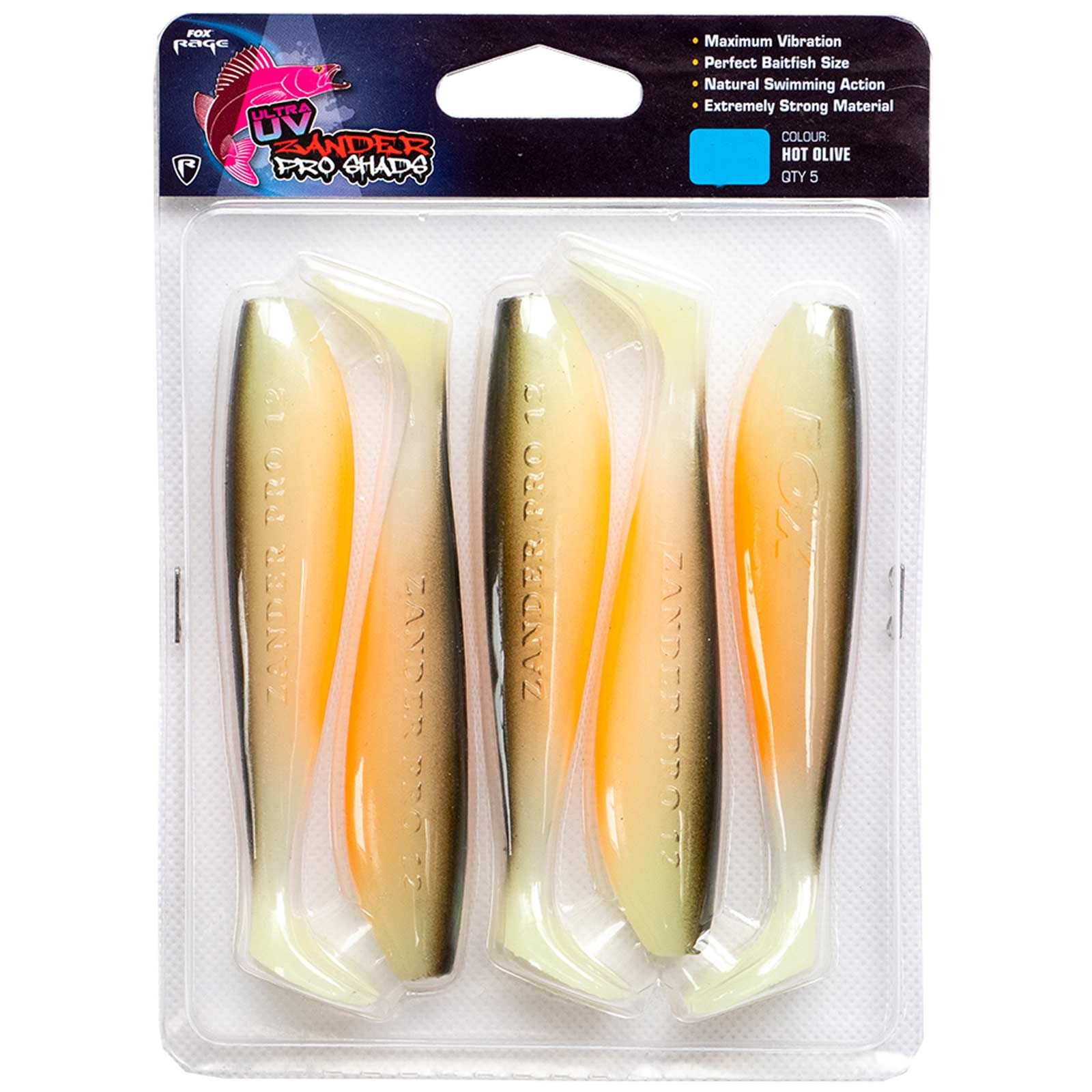 Fox Rage Zander Pro Shad Single Colour Pack
