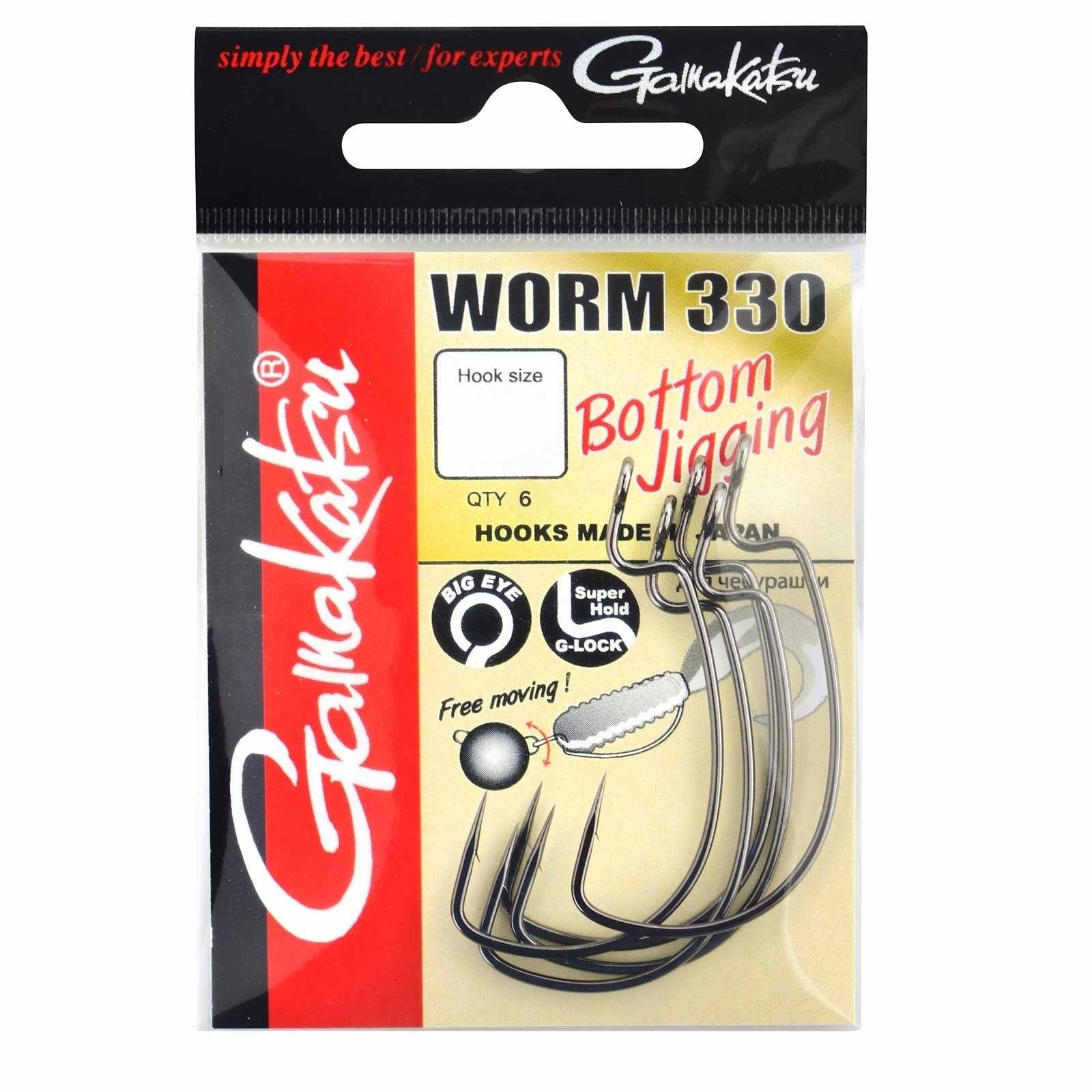 Gamakatsu Worm 330 Bottom Jigging / Offset Haken