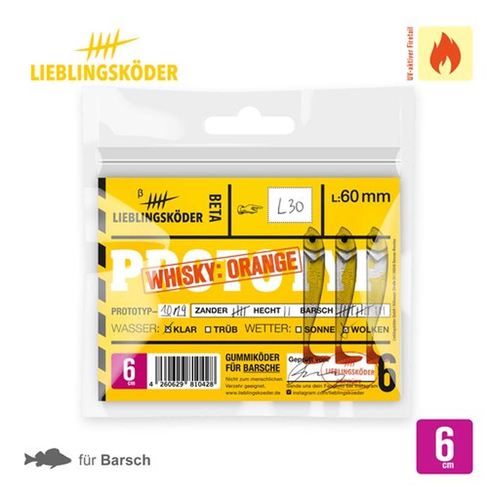 Gummifische Lieblingsköder 6 cm (Bild 34)