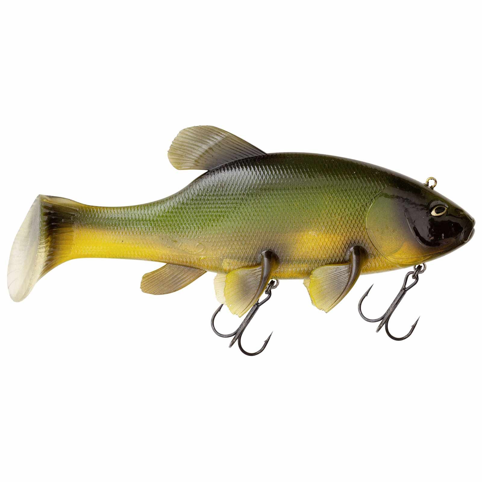 Quantum Freak of Nature SwimBait Tench Gummifisch montiert