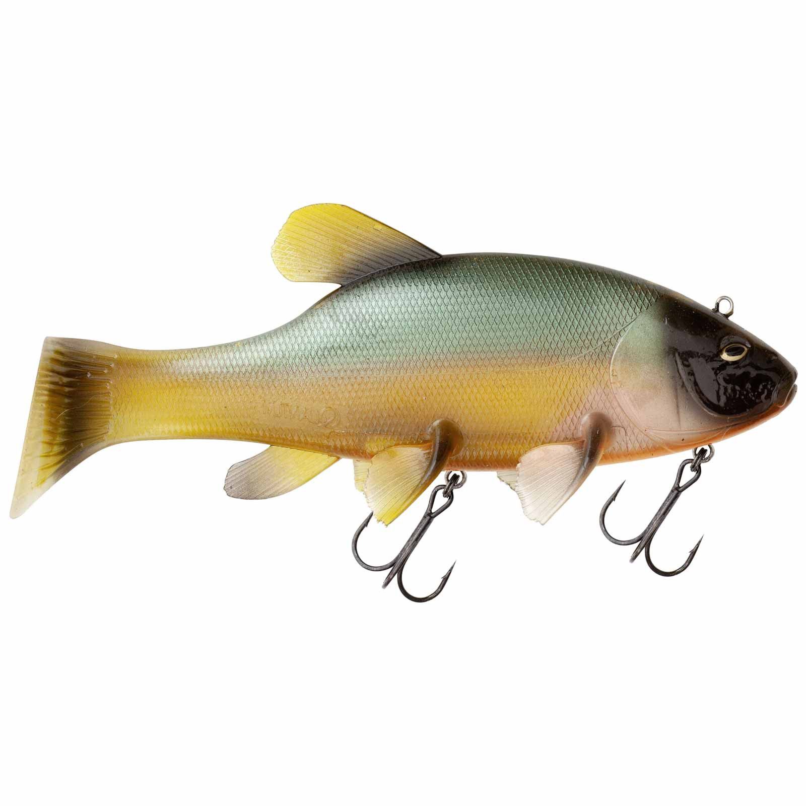 Quantum Freak of Nature SwimBait Tench Gummifisch montiert