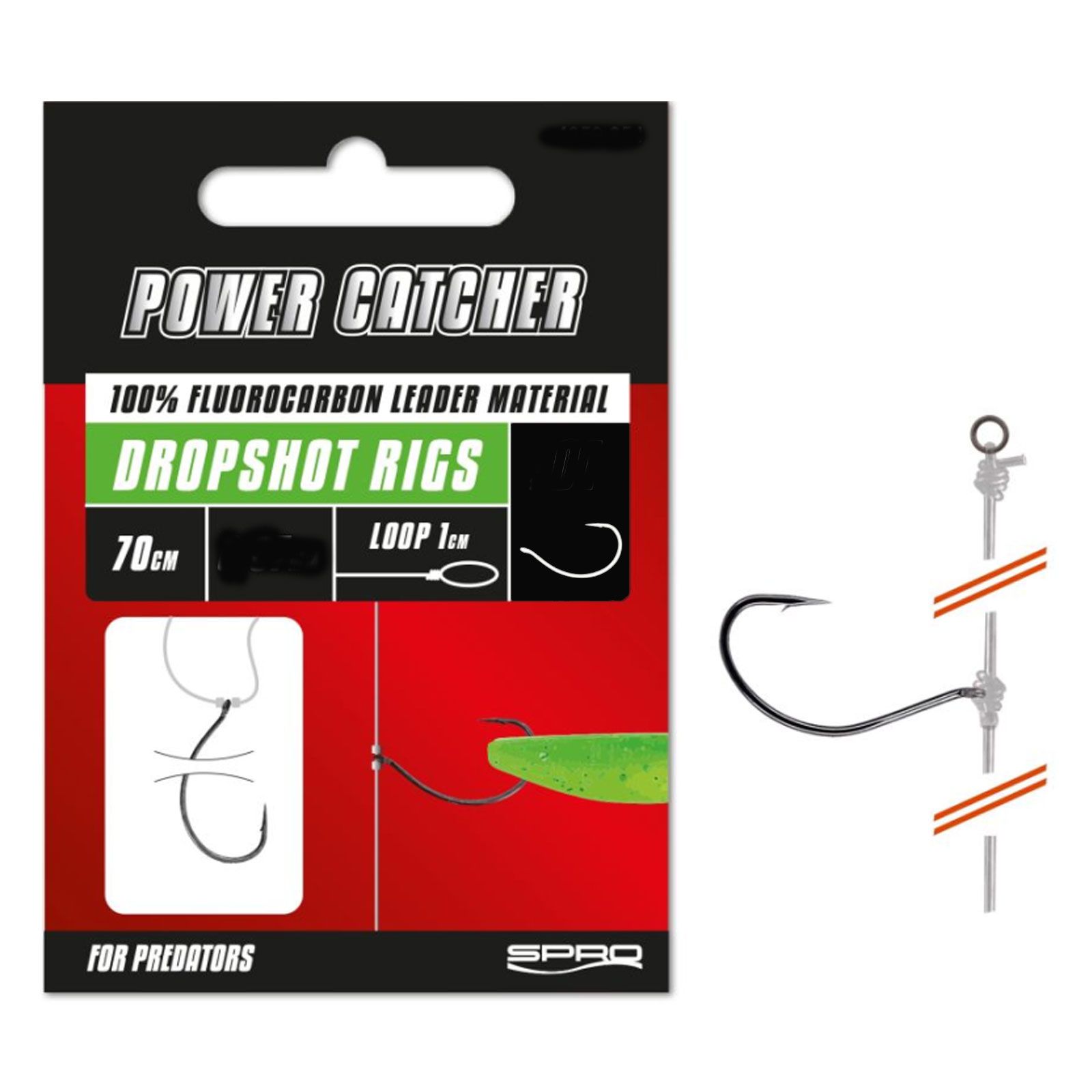 Spro Power Catcher Dropshot Rig 70cm