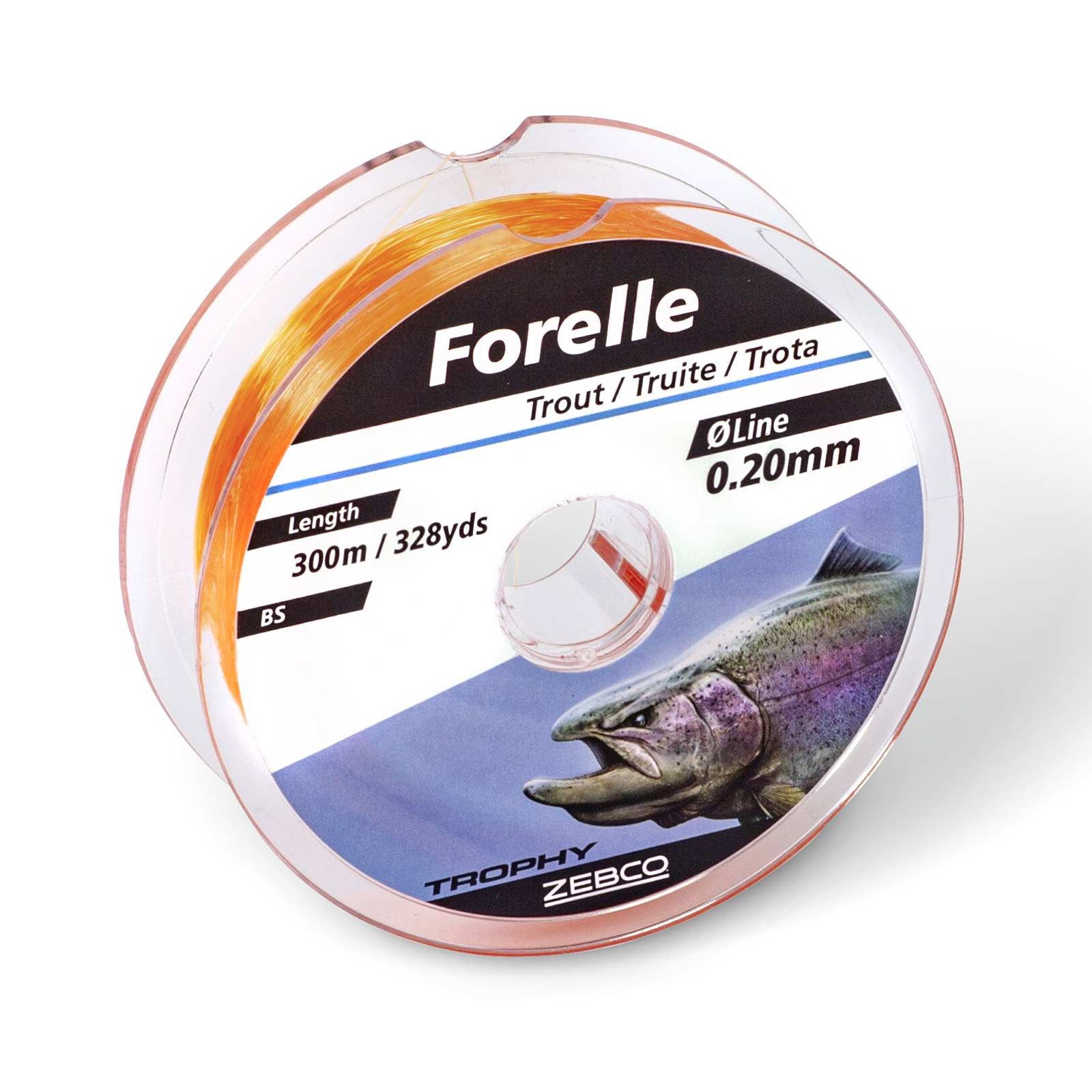 Zebco Trophy Forelle 0,20mm 300m TOP Angelschnur