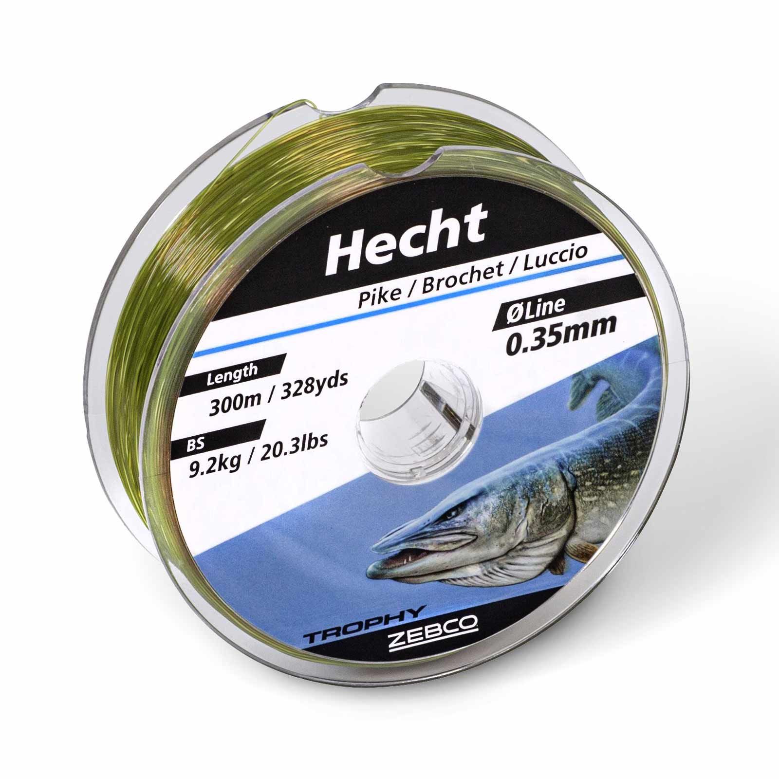 Zebco Trophy Hecht 0,35mm 300m TOP Angelschnur