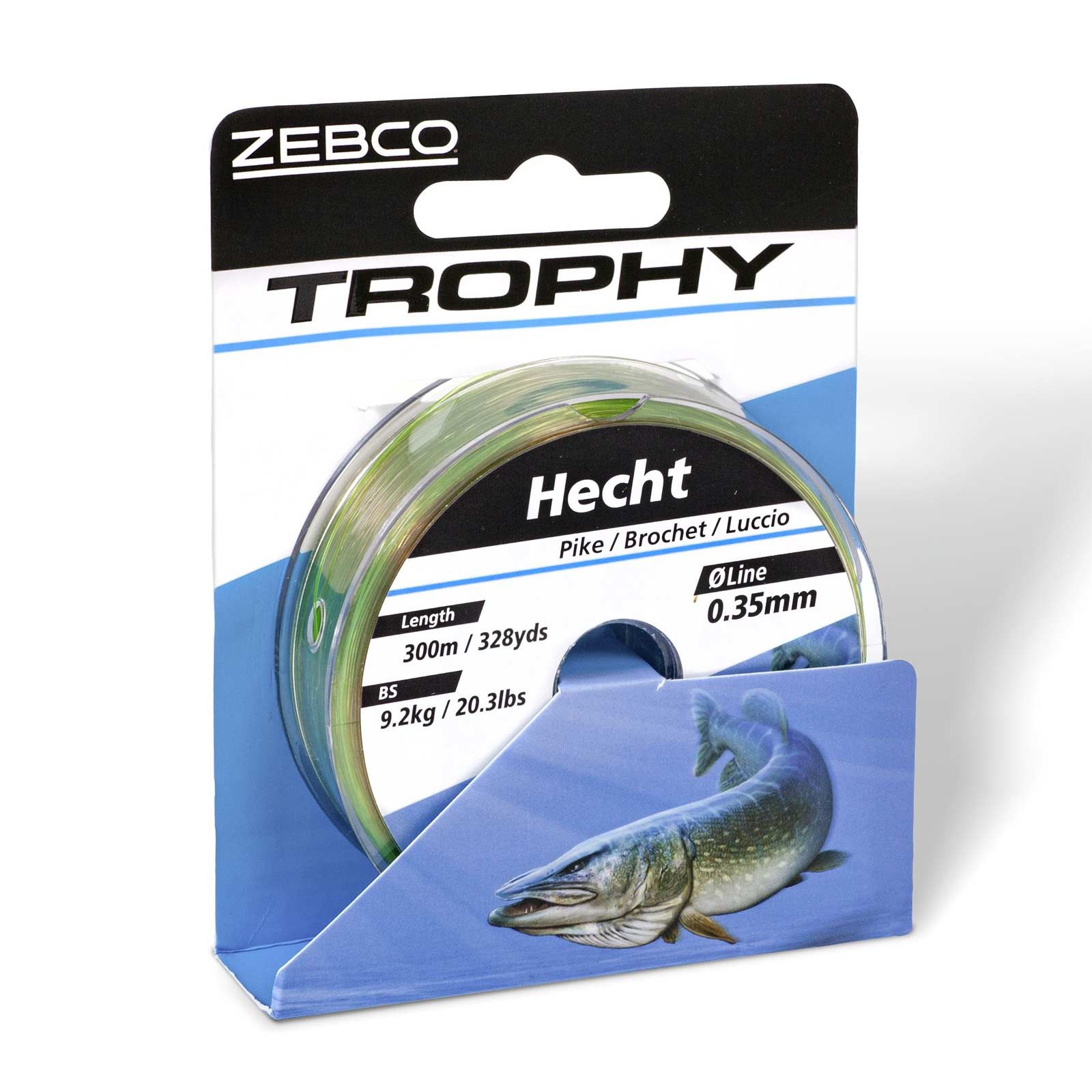 Zebco Trophy Hecht 0,35mm 300m TOP Angelschnur