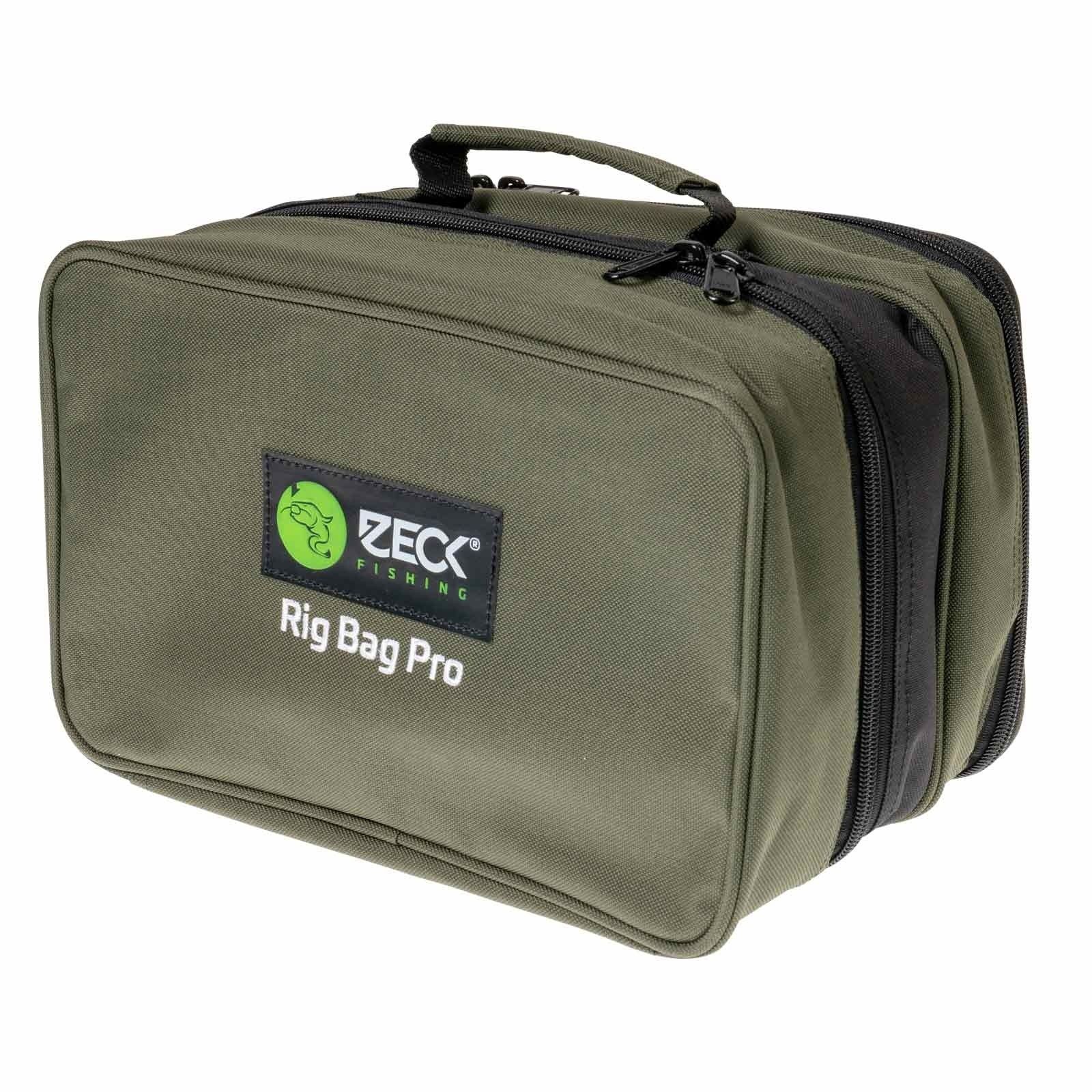 Zeck Fishing Zeck Rig Bag Pro inkl.Tackle Box WP M + EVA Board  Welsangeln Tasche