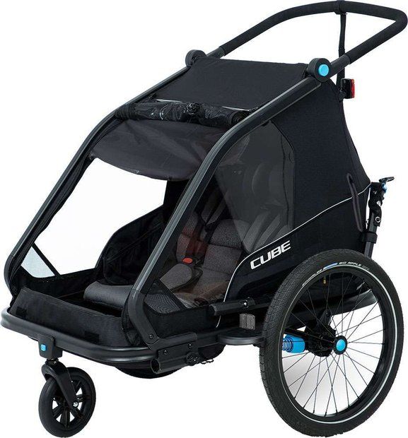 Fahrradanhänger Kinder Cube Kinder Fahrradanhänger Double CMPT 2026 (Bild 1)