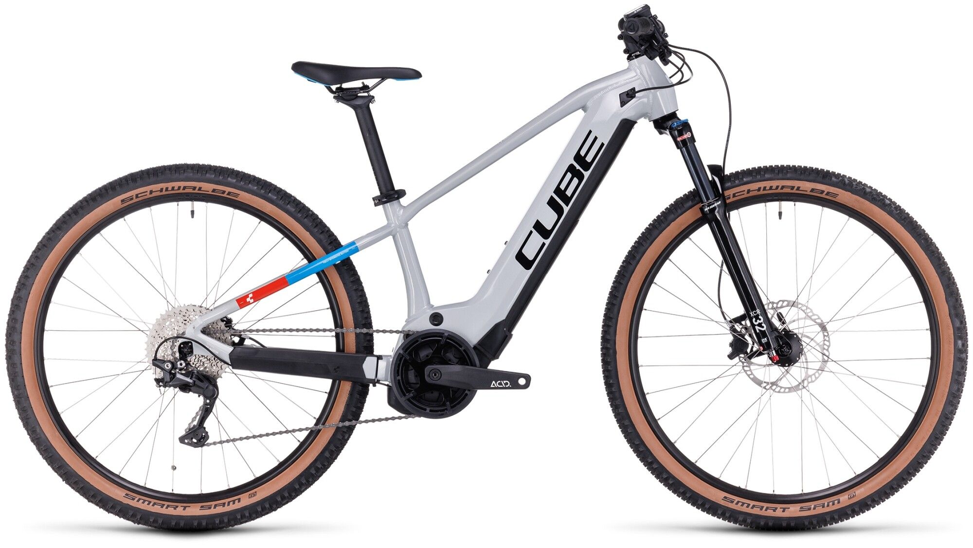 Cube Cube Reaction Hybrid Rookie SLX 400 teamline 2023 | 400 Wh | 27,5 Zoll | Diamant (Bild 1)
