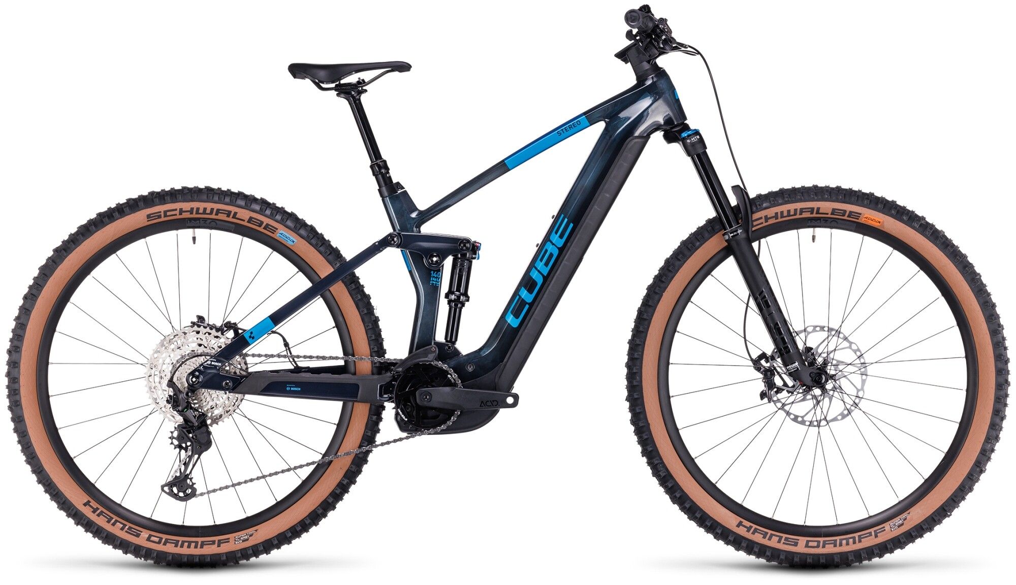 Bild von Lucky Bike Stereo Hybrid 140 HPC SLX 750 liquidblue´n´blue