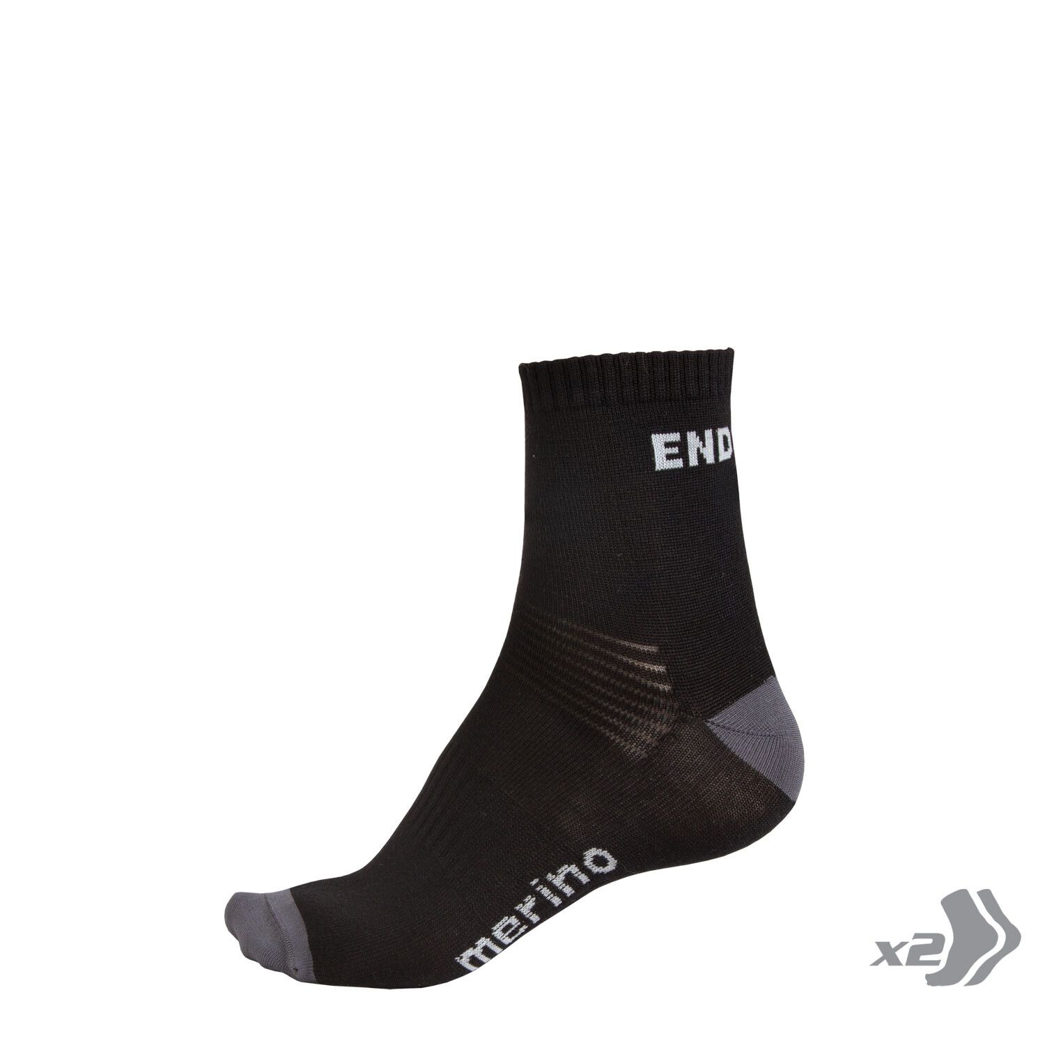 Endura BaaBaa Merino Socken (Doppelpack) (Bild 1)