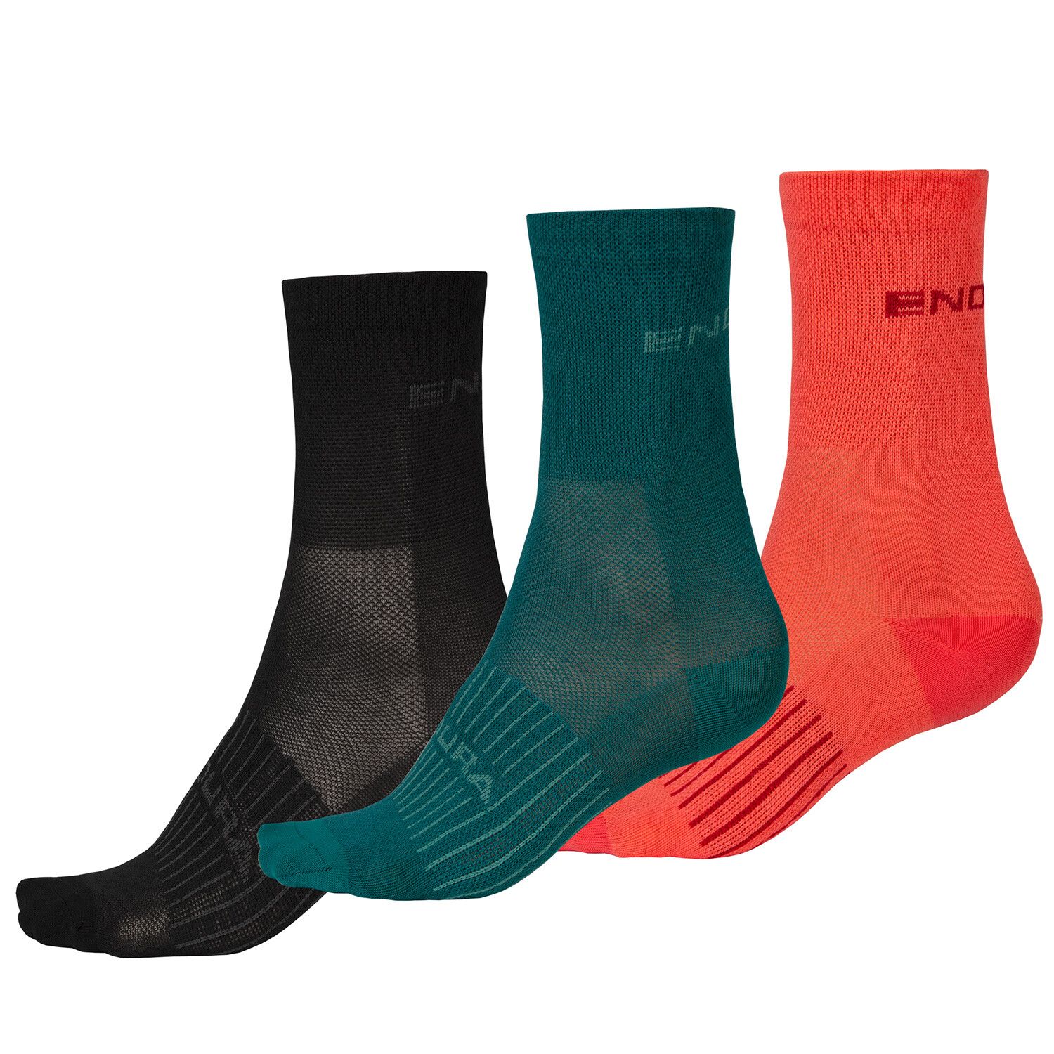 Endura Damen Coolmax® Race Socken (Dreierpack) (Bild 1)