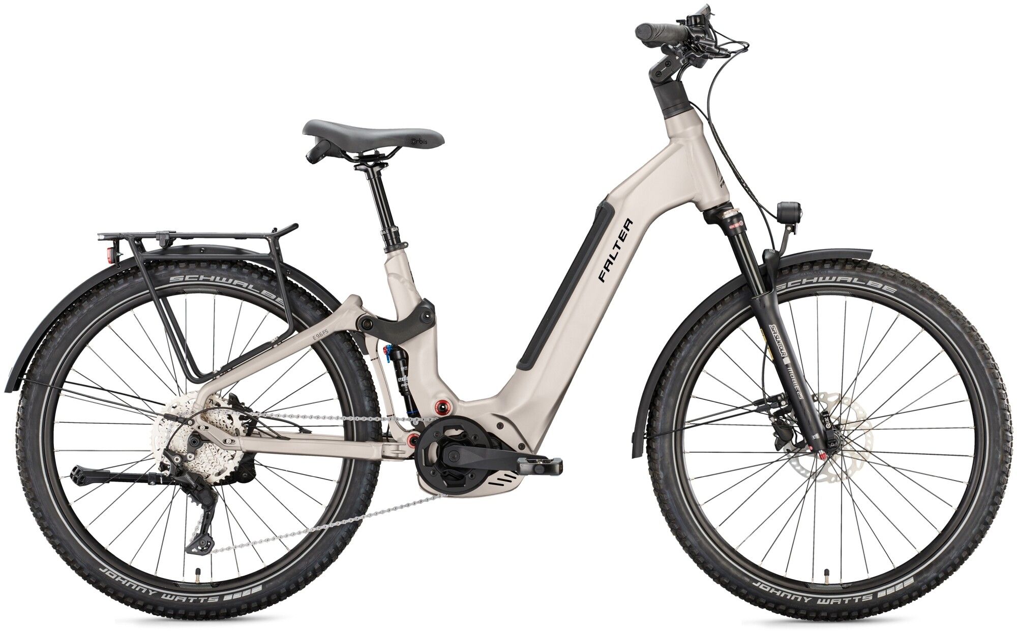 FALTER FALTER E 9.6 FS 625 Fullsuspension warm grey (Bild 1)