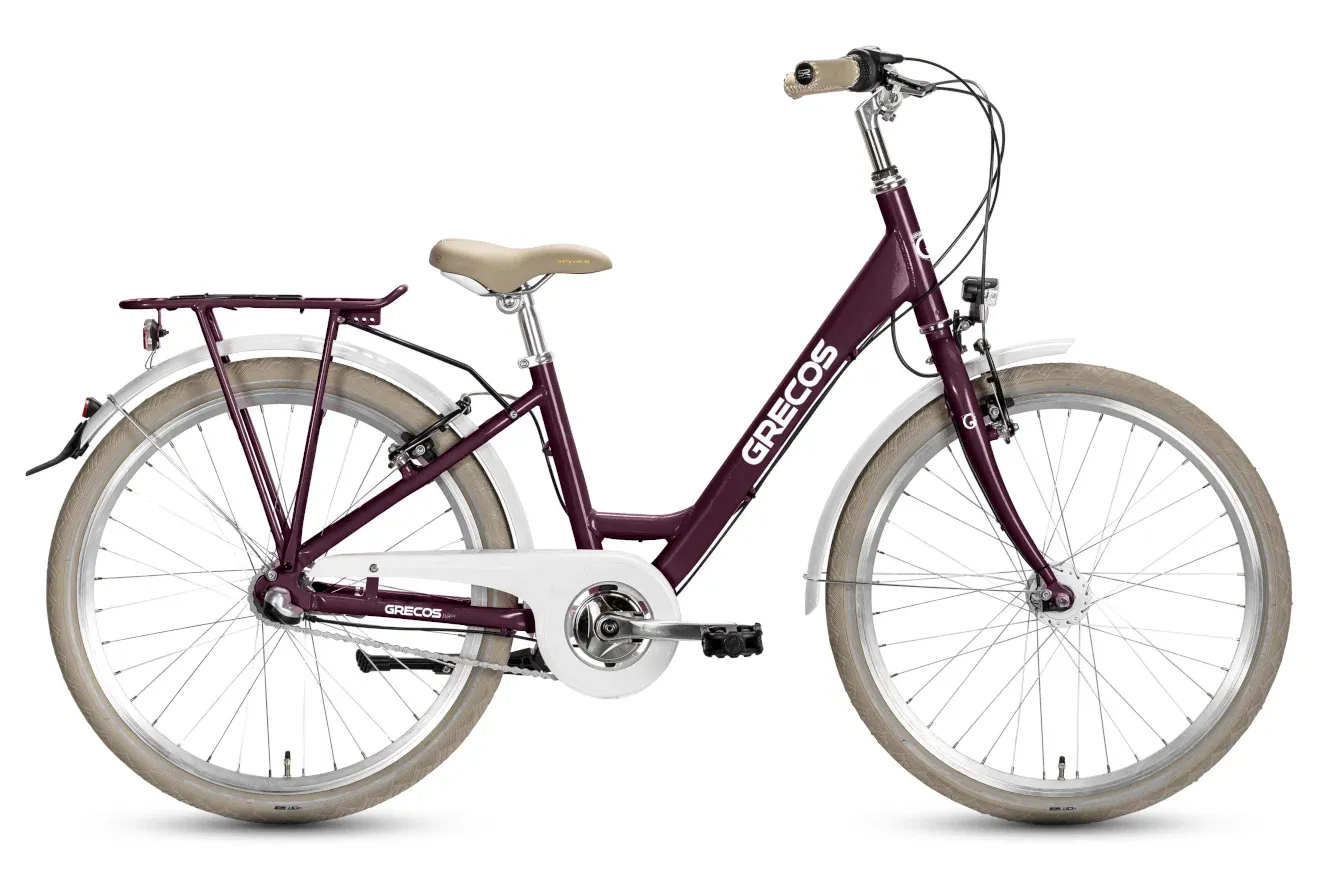 Kinderfahrrad 24 Zoll Grecos Kids WA24 7G 2025 | 24 Zoll | Tiefeinsteiger