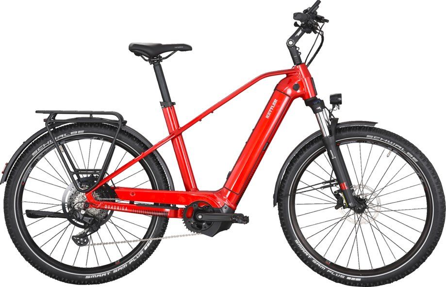 Kettler E-Bike Tourenrad Kettler Quadriga Town & Country CX10 LG 2025 | 750 Wh | 27,5 Zoll | Diamant