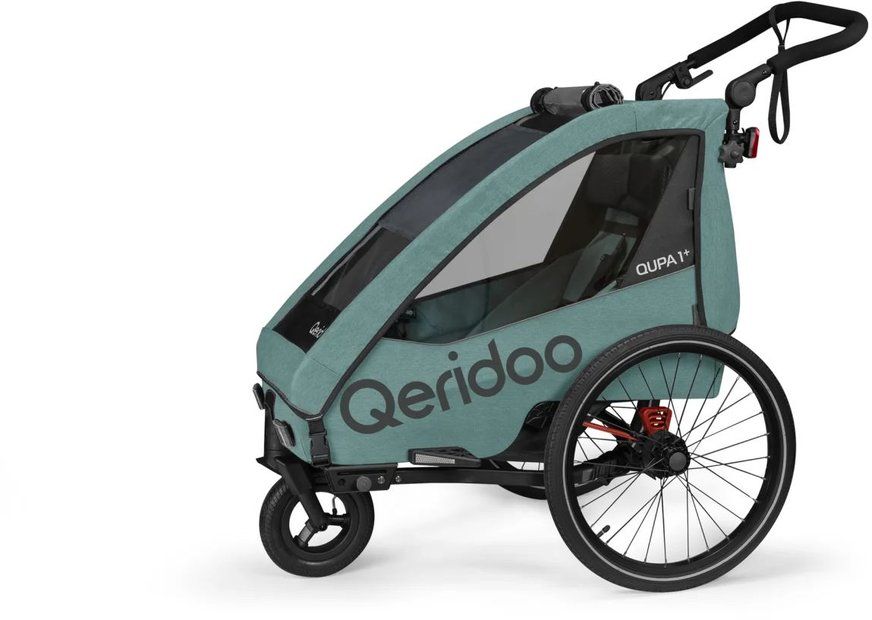 Fahrradanhänger Kinder Qeridoo QUPA 1 Plus 2024 (Bild 1)