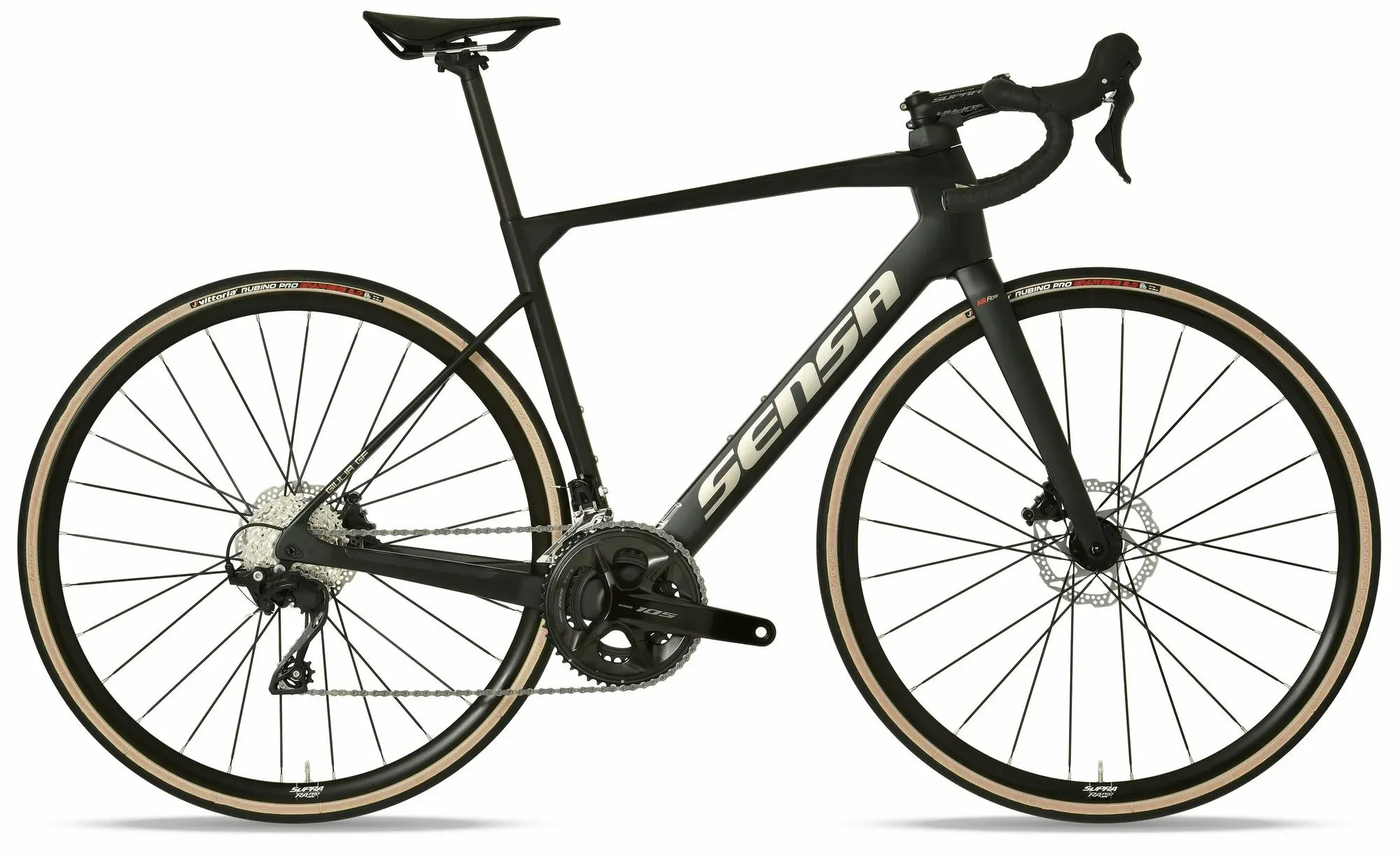 Sensa Sensa Giulia GF Pro 105 Matt Black & Titan 2025 | 28 Zoll | Diamant (Bild 1)