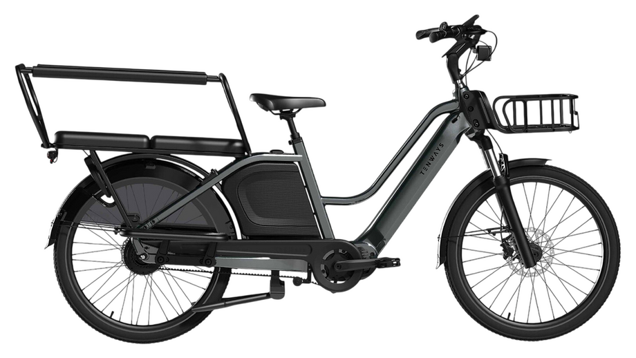 E Lastenrad Tenways Cargo DUO 2025 | 748 Wh | 24 Zoll | Tiefeinsteiger (Bild 1)