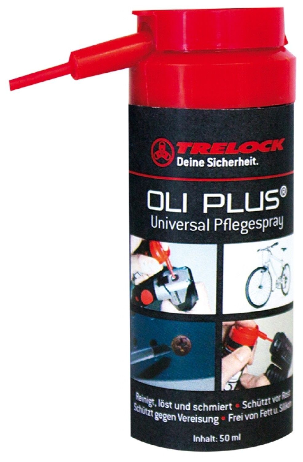 Trelock Trelock OLI PLUS Universal Pflegespray / maintenance spray (Bild 1)