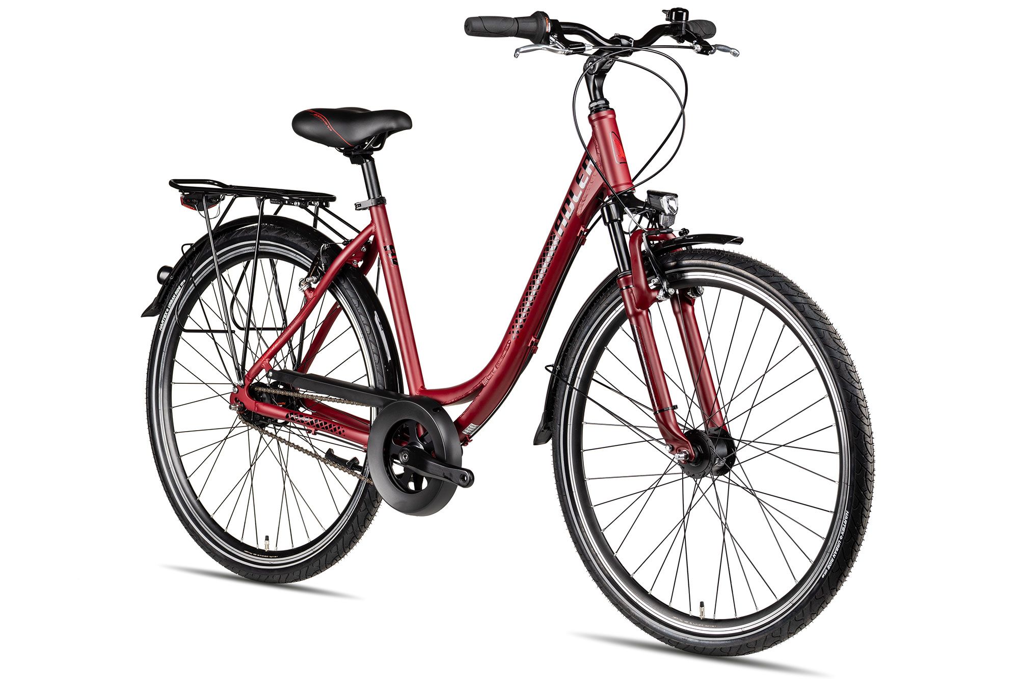 Stadtrad Adler Verona NEXUS 2026 | 28 Zoll | Tiefeinsteiger | 55 cm | cherryred matt (Bild 2)