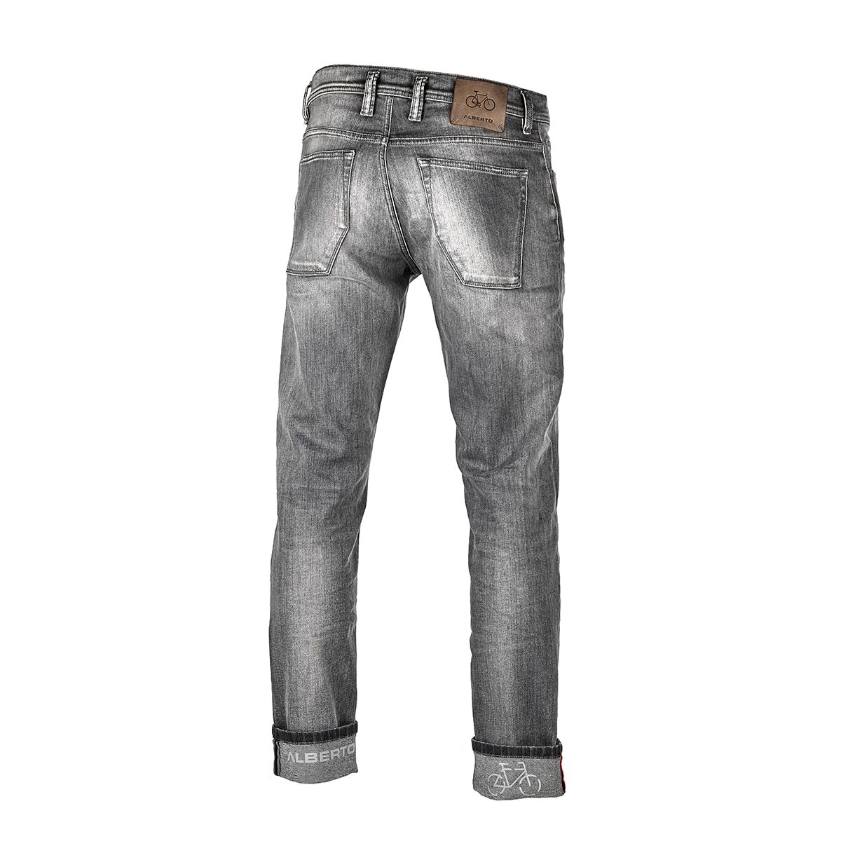 Fahrradhose lang Alberto BIKE DS Dual FX Denim 0 (Bild 2)