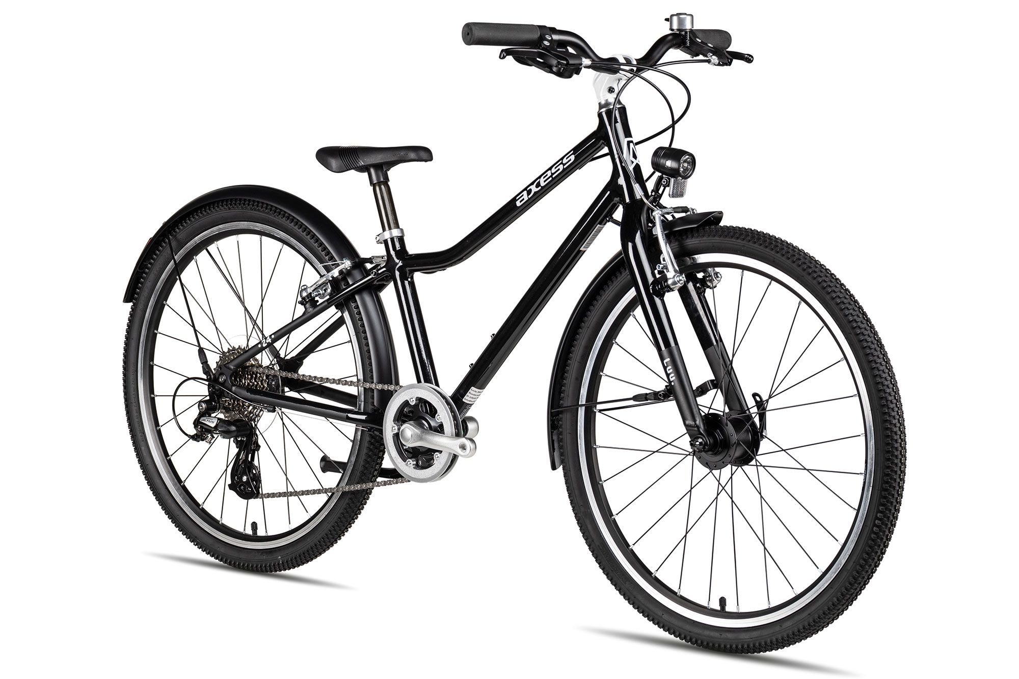Kinderfahrrad 24 Zoll Axess LUU. EQ 2026 | 24 Zoll | Diamant | 30 cm | black/charcoal (Bild 2)