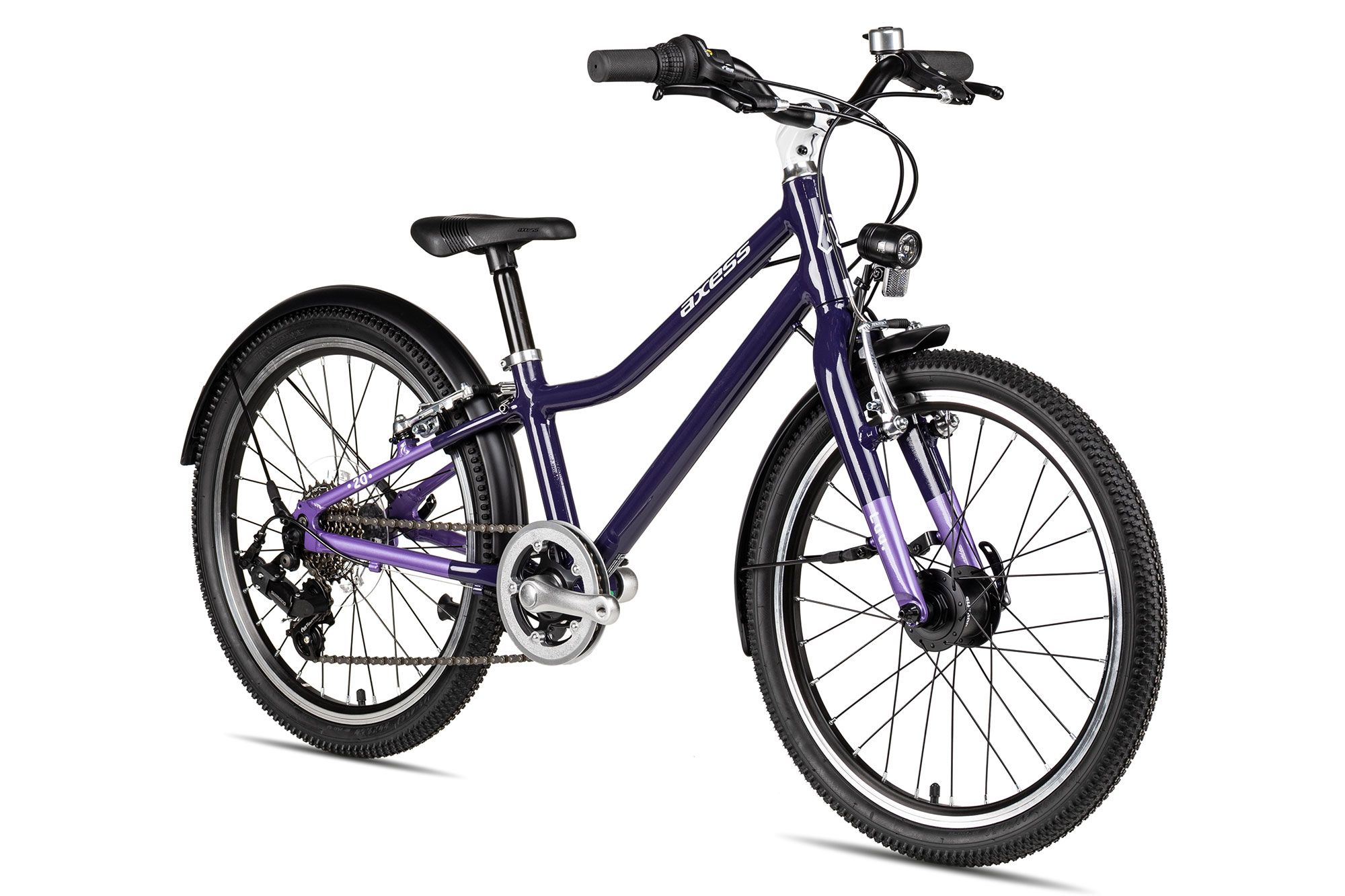 Kinderfahrrad 20 Zoll Axess LUU. EQ 2026 | 20 Zoll | Diamant | 25 cm | violet/lavender (Bild 4)