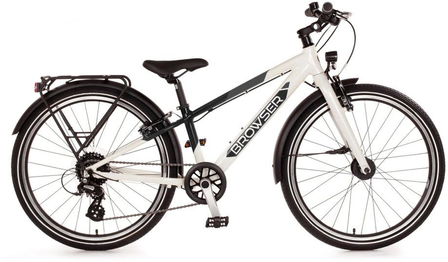 Kinderfahrrad 24 Zoll Bachtenkirch Browser 2026 | 24 Zoll | Diamant | 28,5 cm | schwarz-weiß (Bild 2)
