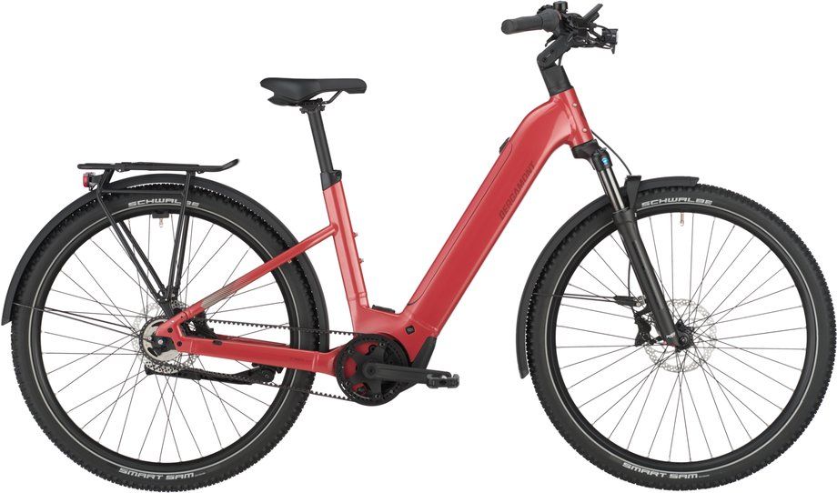 Urban E-Bike Bergamont E-Horizon SUV 20 Belt 2025 | 600 Wh | 28 Zoll | Tiefeinsteiger | S | metallic red (Bild 2)