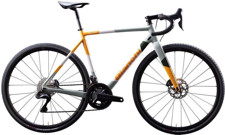Cyclocross Bianchi Zolder Pro GRX 610 2026 | 28 Zoll | Diamant | 50 cm | YE / Tangerine Orange / White - Desert Green Gloss (Bild 2)