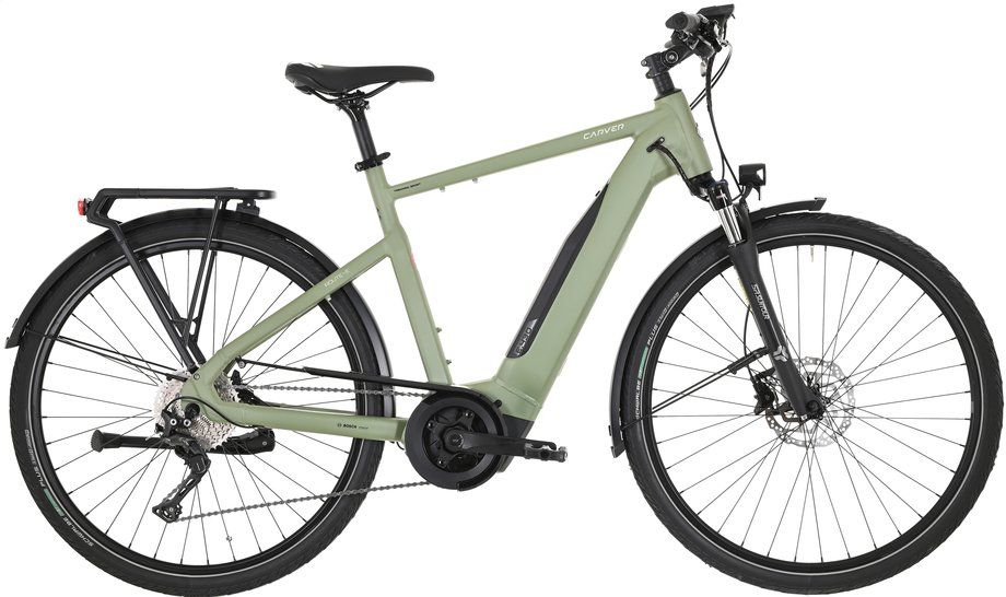 Trekking E-Bike Carver Route E.430 2023 | 500 Wh | 28 Zoll | Diamant