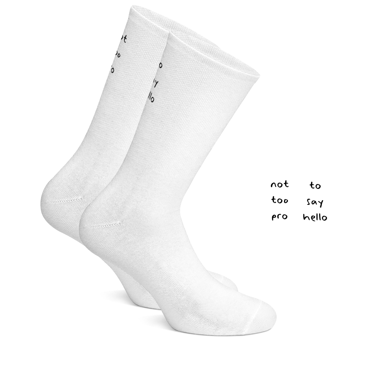 Fahrradsocken COIS CYCLING NOT TOO PRO TO SAY HELLO SOCKS Radsocken