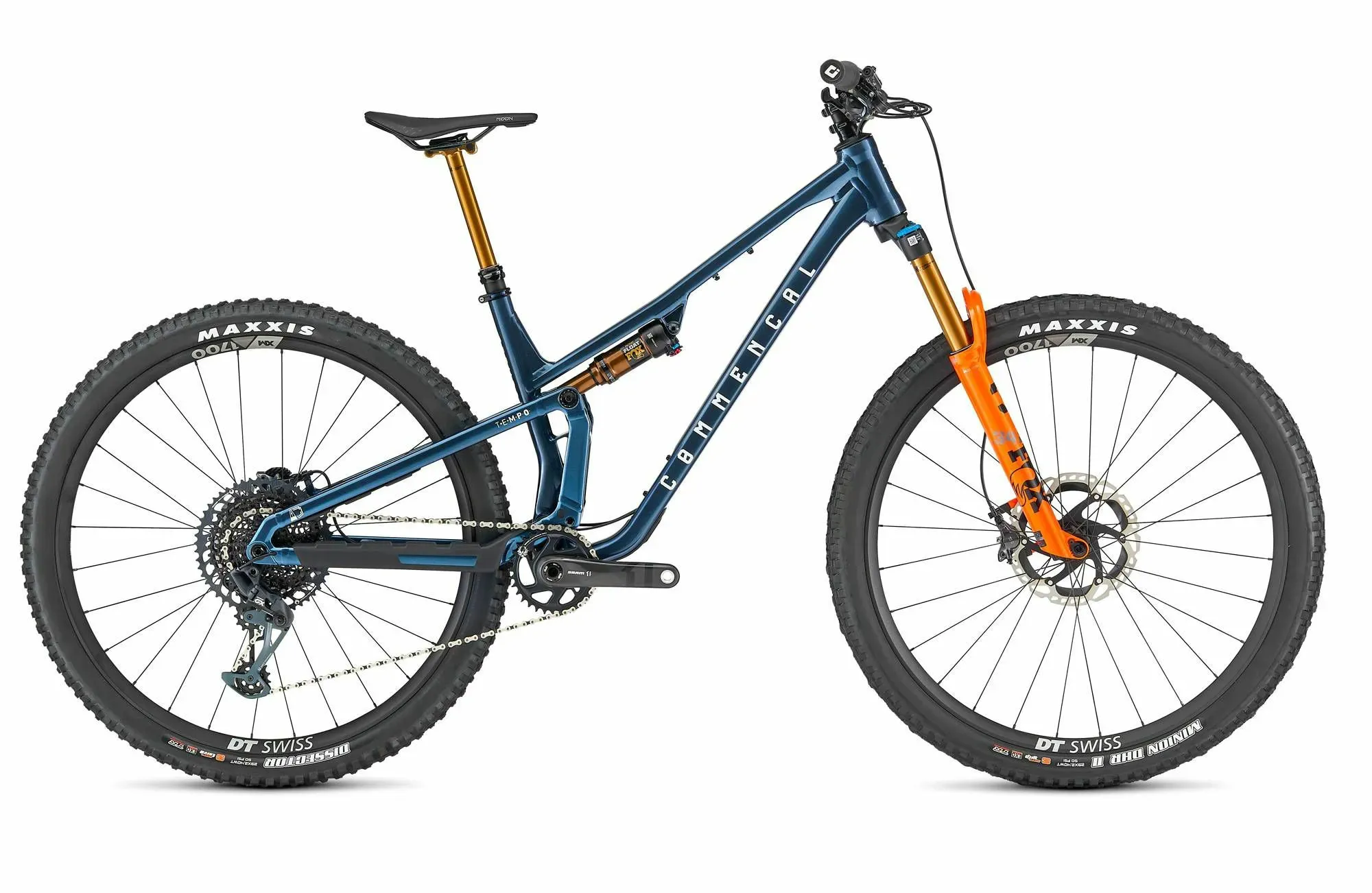 All Mountain Bike COMMENCAL T.E.M.P.O. SIGNATURE SPARKLY BLUE 2023 | 29 Zoll | Diamant