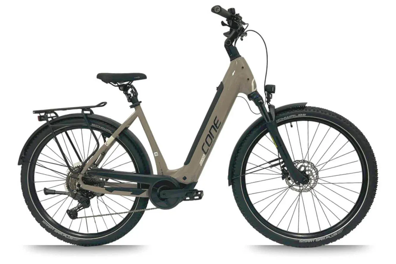 E-Bike Tourenrad CONE Bikes eSUV 5.0 2025 | 800 Wh | 29 Zoll | Tiefeinsteiger | 50 cm | hellgrau, lila, schwarz (Bild 3)