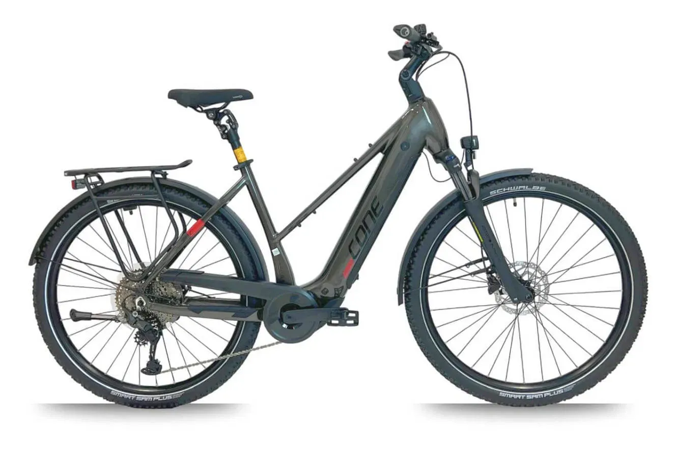 E-Bike Tourenrad CONE Bikes eSUV 5.0 2025 | 800 Wh | 29 Zoll | Trapez | 45 cm | dunkelgrau, schwarz, rot (Bild 1)