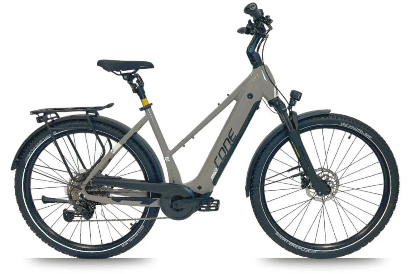 E-Bike Tourenrad CONE Bikes eSUV 5.0 2025 | 800 Wh | 29 Zoll | Trapez | 45 cm | hellgrau, lila, schwarz (Bild 3)