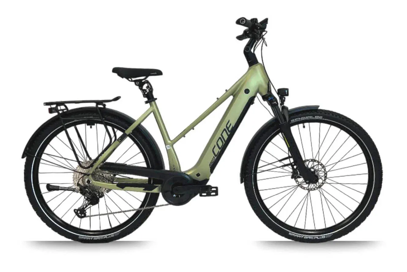 E-Bike Tourenrad CONE Bikes eSUV 6.0 2025 | 800 Wh | 29 Zoll | Trapez | 45 cm | grau, grün, schwarz (Bild 2)