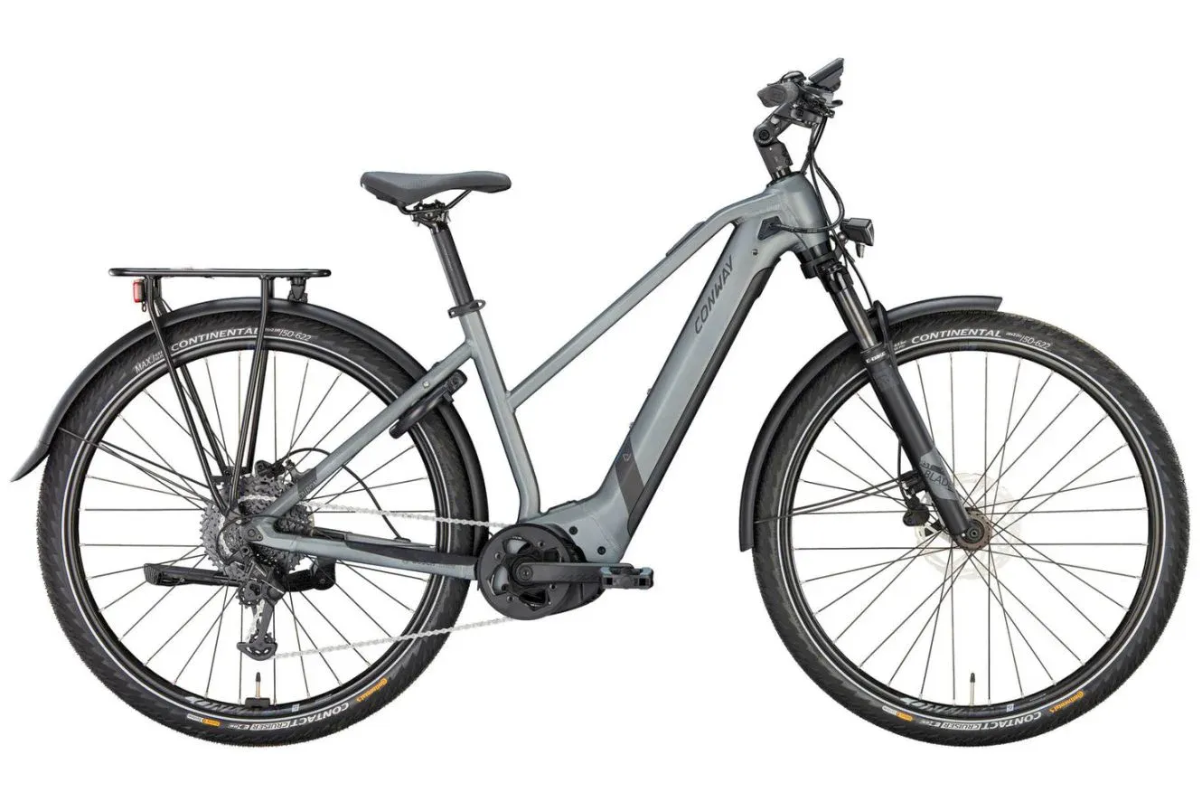 E-Bike Tourenrad Conway Cairon T 3.0 750 SE 2026 | 750 Wh | 28 Zoll | Trapez | 41 cm | shadowgrey metallic matt / black metallic matt (Bild 1)