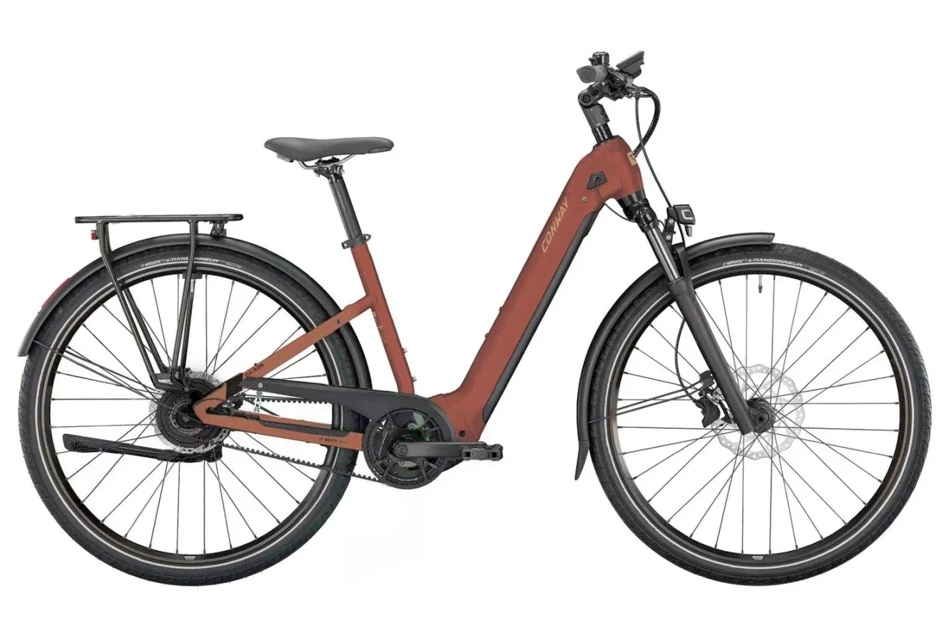 E-Bike Tourenrad Conway Cairon T 4.5 2025 | 625 Wh | 28 Zoll | Tiefeinsteiger | 46 cm | rustred (Bild 2)