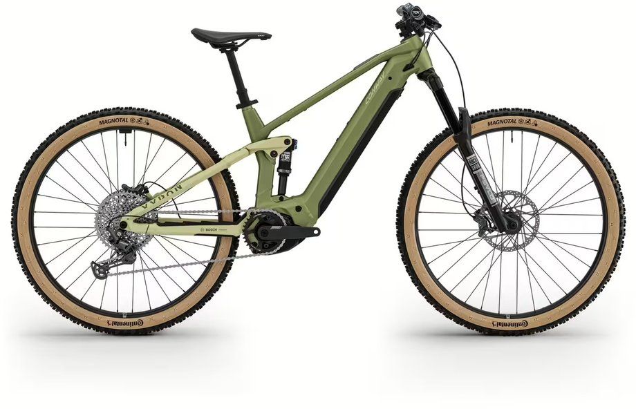 E-Allmountain MTB Conway Xyron ST 4.0 2026 | 800 Wh | 29 Zoll | Diamant | S / 39 CM | olive matt / dusty yellow matt (Bild 1)