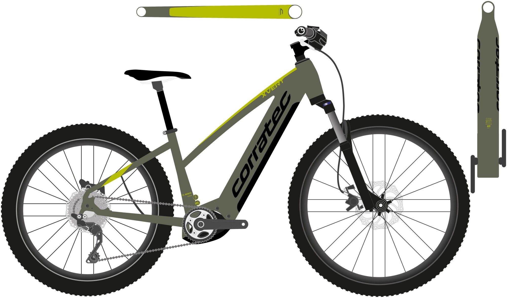 Corratec Corratec E-Power X Vert Elite 2023 | 625 Wh | 29 Zoll | Trapez (Bild 1)