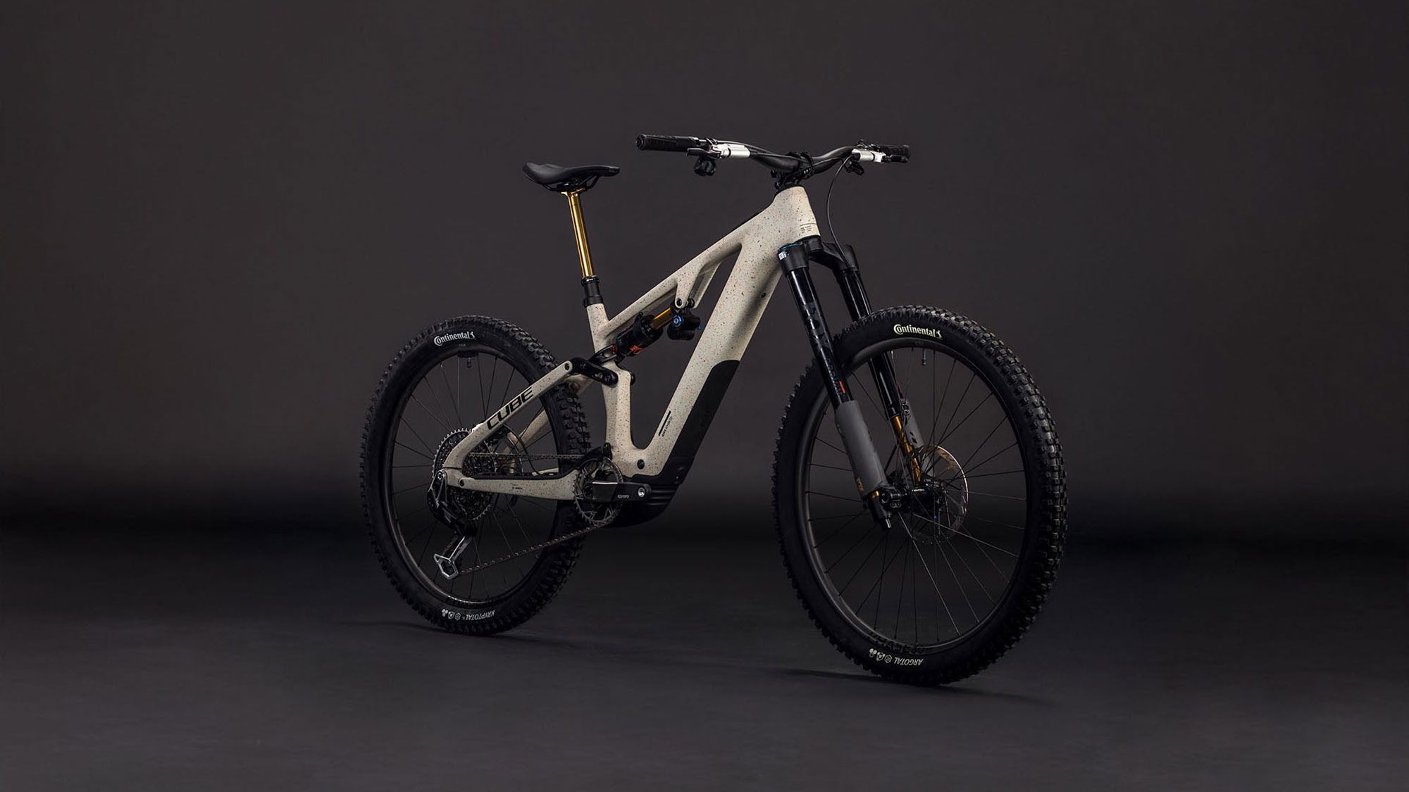 E-Allmountain MTB Cube AMS Hybrid ONE77 C:62 SUPER TM 600X 2026 | 600 Wh | 29 / 27,5 Zoll | Diamant | M | reedbeigegrit´n´orange (Bild 2)