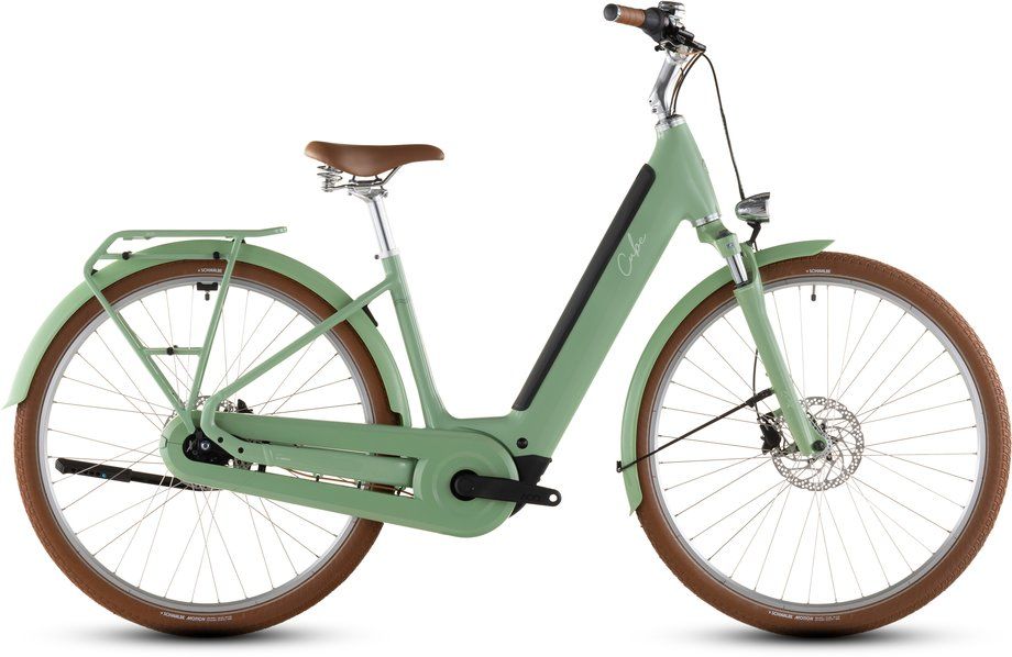 E-Stadtrad Cube Aruba Hybrid 2026 | 600 Wh | 26 Zoll | Tiefeinsteiger | 42 cm | cactus´n´brown (Bild 2)