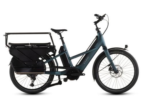 E-Lastenrad Cube Longtail Hybrid Family 2026 | 800Wh | 26 Zoll | Diamant | One Size | royalgreen´n´black (Bild 1)