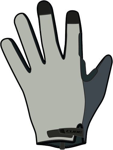 Fahrradhandschuhe Cube NF Ergonomics GEL Langfinger Handschuhe 2026 (Bild 3)
