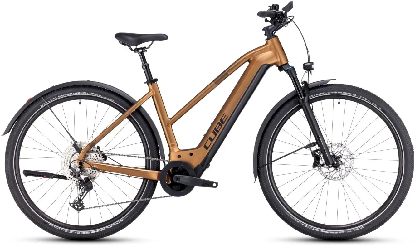 E-Bike Tourenrad Cube Nuride Hybrid EXC Allroad 2024 | 750 Wh | 28 Zoll | Trapez