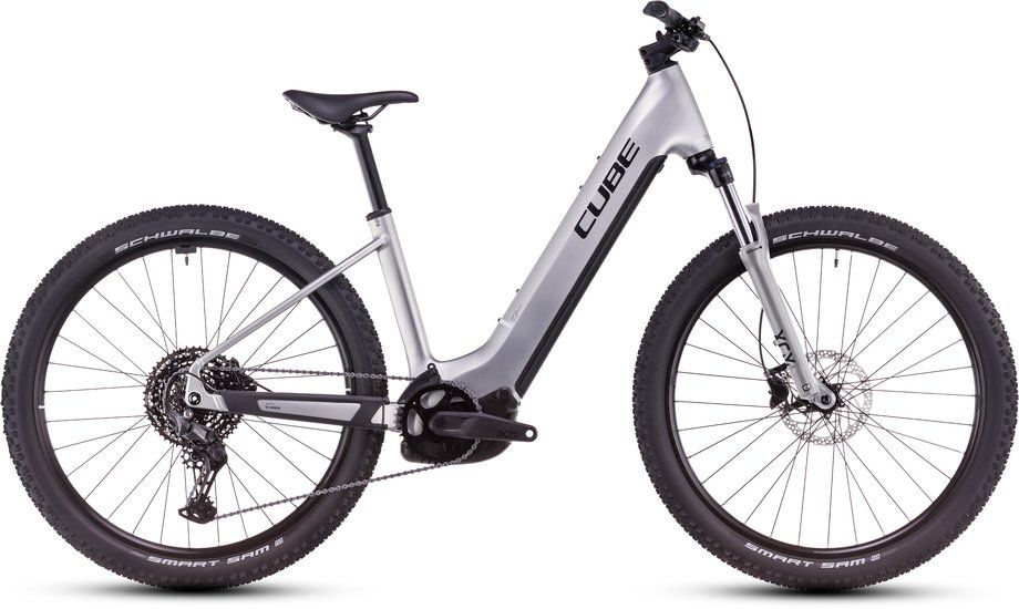 E-Trailbike Cube Reaction Hybrid ONE 2025 | 600 Wh | 27,5 Zoll | Tiefeinsteiger | XL | silver´n´black (Bild 2)