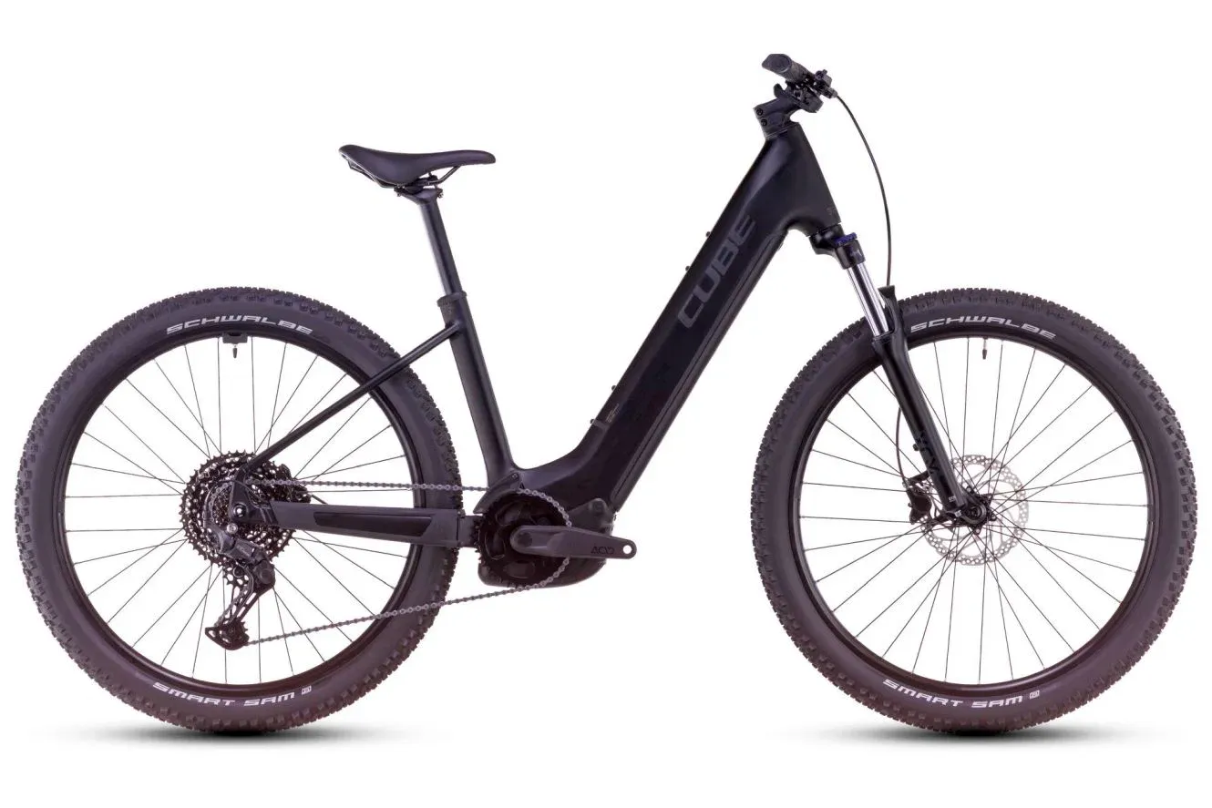 E-Cross Country Bike Cube Reaction Hybrid ONE 2025 | 800 Wh | 27,5 Zoll | Tiefeinsteiger | L | blackline (Bild 1)
