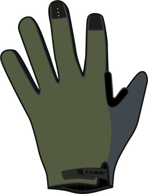 Fahrradhandschuhe Cube ROOKIE GrAVity Langfinger Handschuhe TM 2026