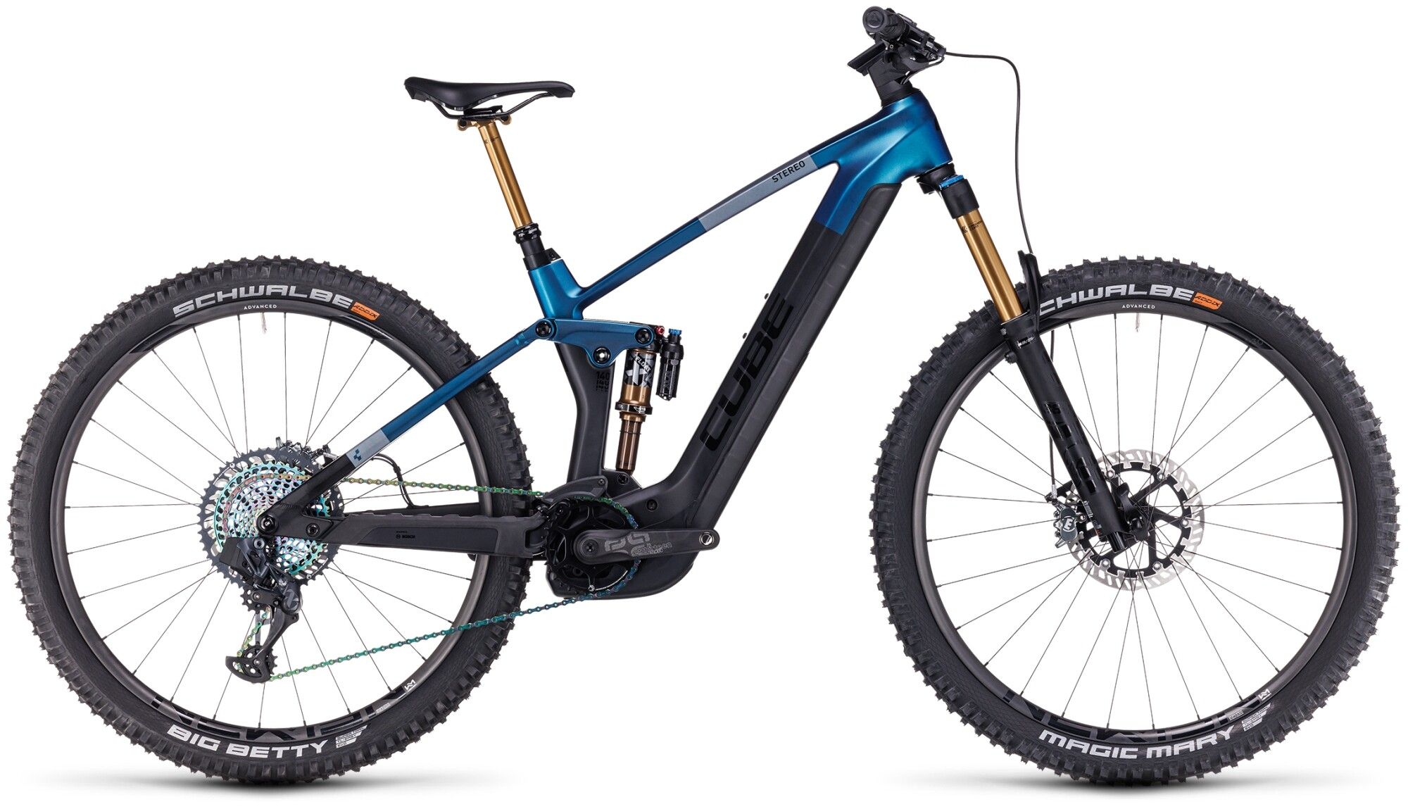 Enduro E Bike Cube Stereo Hybrid 140 HPC SLT 750 2023 (Bild 1)